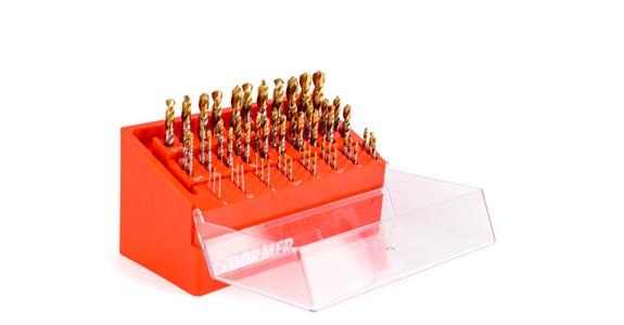 Drill bit set DRILLBOY workbench box 55 pieces dia. 1.0-13.0 mm