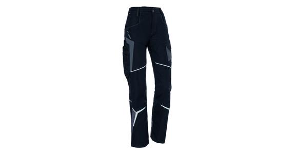 Ladies' trousers BODYFORCE black/anthracite size 46