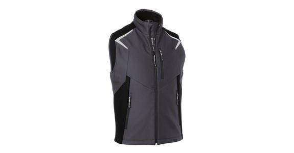 Softshell vest BODYFORCE anthracite/black size S