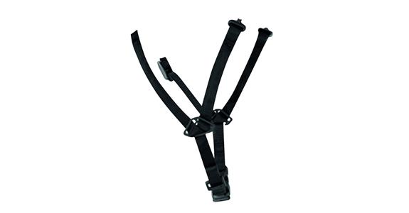 4-point chin strap EVO® Linesman for JSP® EVO® hard hats black