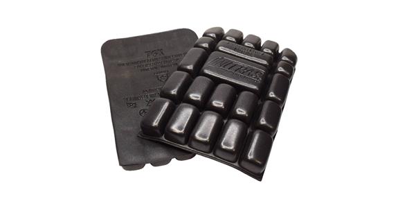 Knee pads black pair 25.5x14 cm