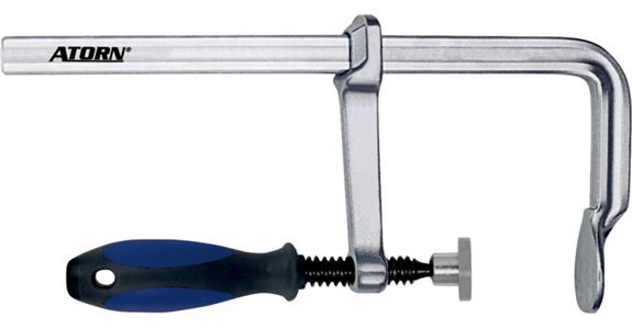 ATORN stalowy ścisk skręcany 200x100 mm, uchwyt 2-składnikowy