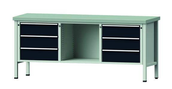 ANKE St. war. , mod. 120 V, panel powł. ocyn. 2000x700x900 mm RAL 7035/7016