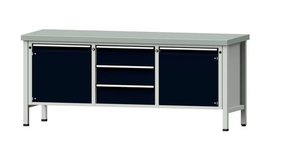 ANKE St. war. , mod. 122 V, panel powł. ocyn. 2000x700x850 mm RAL 7035/7016