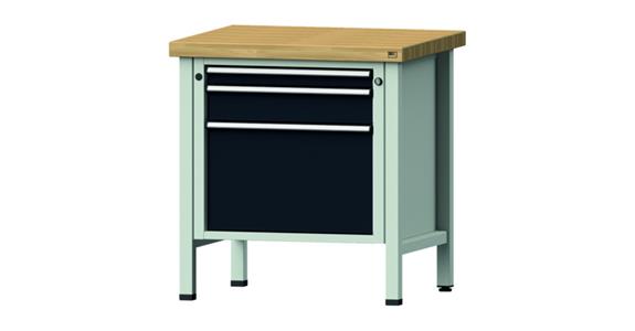 ANKE Stół war. mod. 57 V, BMP, nośn. 1500 kg dł.x gł.x w. 800 x 700 x 850 mm RAL 7035