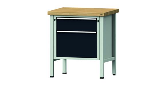ANKE Stół war. mod. 55 V, BMP, nośn. 1500 kg dł.x gł.x w. 800 x 700 x 900 mm RAL 7035