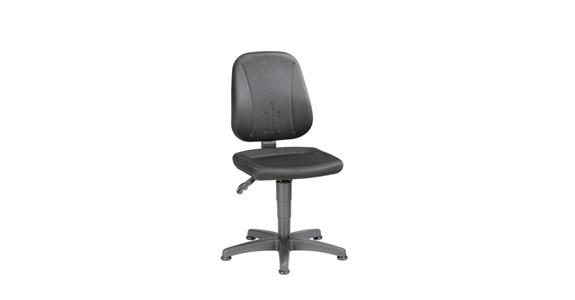 Work swivel chair Unitec with glide runners seat height 440-620 mm fabric
