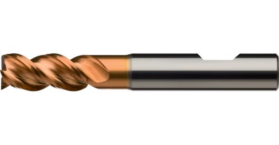 ATORN Frez trzpieniowy jednozębowy VHM T3 HB, 6,0 x 16 x 21 x 57 mm, powlekany