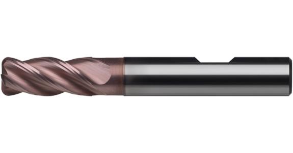 ATORN Frez torusowy VHM, UHPC 8,0 x 58 mm, R0, 5, T4, chwyt HB