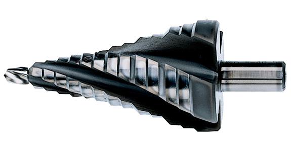 ATORN wiertło stopniowe HSS, rowek spiralny, 10,5 mm-40,5 mm, typu E 3 S