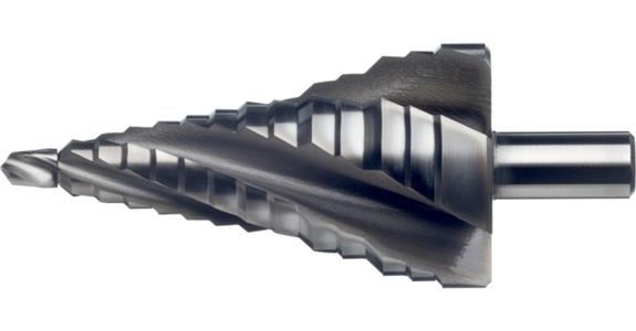 ATORN wiertło stopniowe HSS ze spiralną kraw. tnącą 12,5 mm-28,3 mm E1 do otw. przelot.