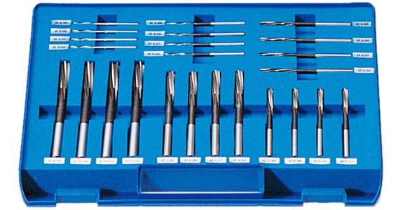 ATORN zestaw rozwiertaków maszynowych 1/100, HSSE, DIN 212, 0,98 - 5,02 mm, 0 - 0,003 mm