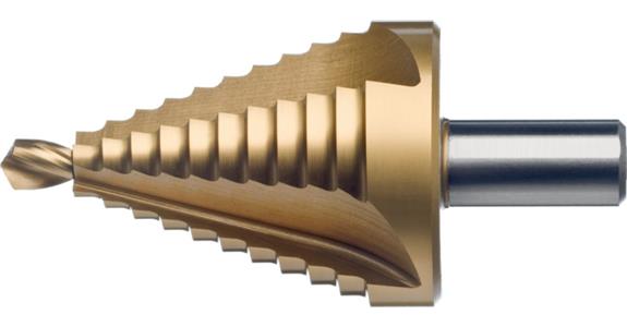 ATORN wiertło stopniowe HSS TiN, rowek prosty, 25,0 mm-58,0 mm, typu A2