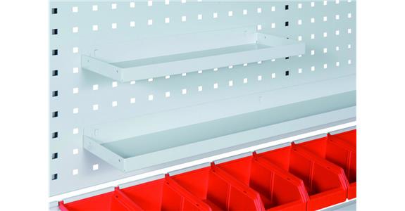 Shelf W400XD145mm RAL7035