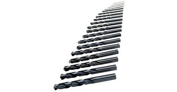 ATORN Zestaw wierteł spir. N HSS, waporyz. DIN 338 D 1,0-10,0 mm, 0,5 mm