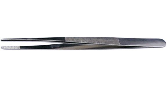 Pęseta ATORN, niklowana 160 mm, zaokrąglone końcówki