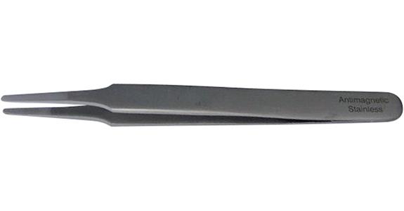 Pęseta ATORN, antymagnetyczna, 120 mm, wytrzymałe, płaskie końcówki
