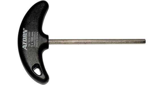 ATORN wkrętak sześciokątny 4 x 100 mm, uchwyt w kształcie litery T