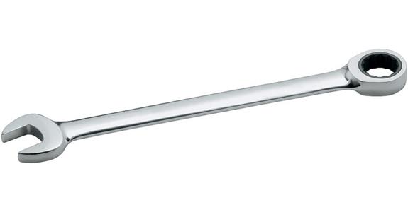 ATORN klucz płasko-oczkowy z grzechotką, prosty, 21 mm