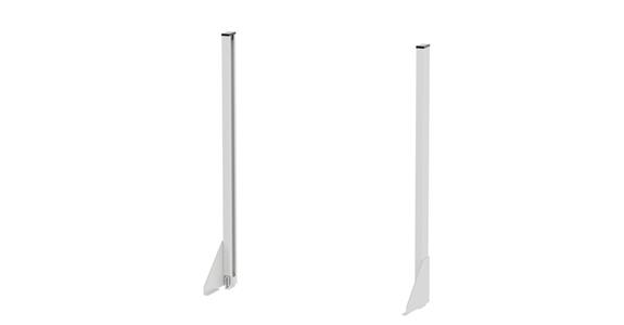Support arm pair L/R D608 mm RAL7035
