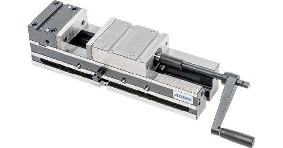 Wysokociśnieniowe imadła maszynowe ATORN NC MH-S 125 mm, długość = 598 mm
