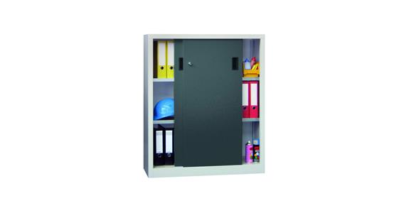 Szaf. z drzw. przes., drzwi z pełn. bl. W 1200 x S 1000 x G 400 mm RAL 7035/7016