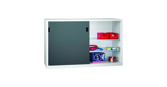 Szaf. z drzw. przes., drzwi z pełn. bl. W 1200 x S 2000 x G 500 mm RAL 7035/7016