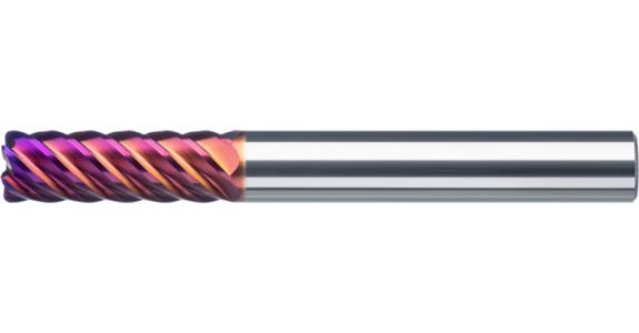 ATORN długi frez wieloostrzowy SC ER TiAlSiN 4x12x65 promień krawędzi 0,1 mm