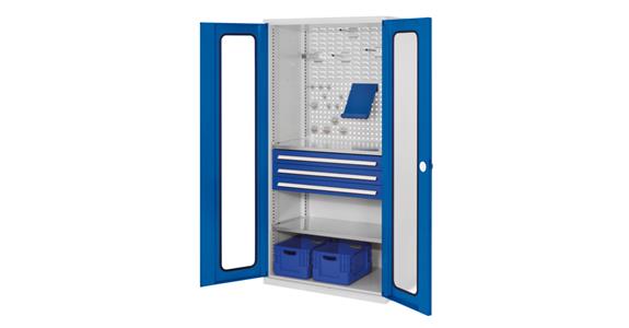 Cabinet with viewing window door MOD.5 7035/5010