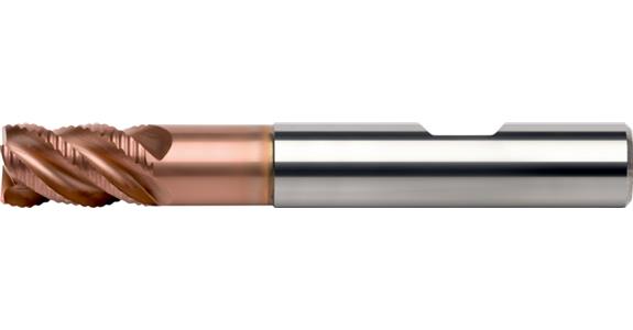 ATORN Frez VHM do obróbki zgrubnej UNI krótki śr. 6,0 x 10 x 57 mm, T4, chwyt HB