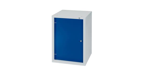 Undercounter cabinet W572XD600XH800 mm 1x door 1x shelf RAL7035/5010