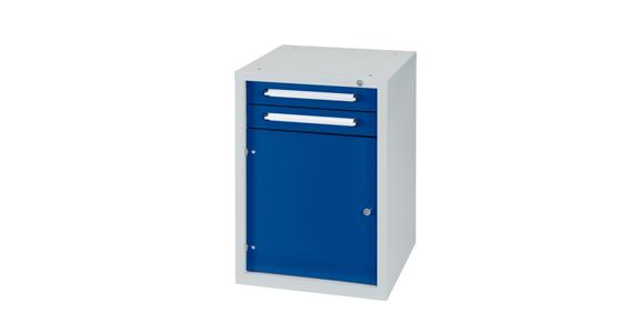 Undercounter cabinet W572XD600XH800 mm 2x drawer 1x door RAL7035/5010