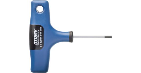 ATORN wkrętak sześciokątny 2K, 2 x 100 mm, uchwyt w kształcie litery T