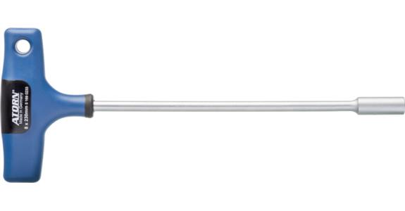 ATORN klucz nasadowy sześciokątny z uchwytem w kształcie litery T, 8 x 350 mm