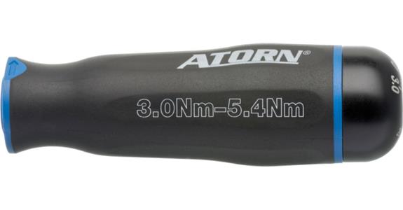 ATORN wkrętak dynamometryczny, regulowany 3,0 do 5,4 Nm