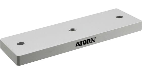 ATORN płytka wsporcza z aluminium 52x8x17 mm rozmiar 1 z dwiema śrubami mocującymi
