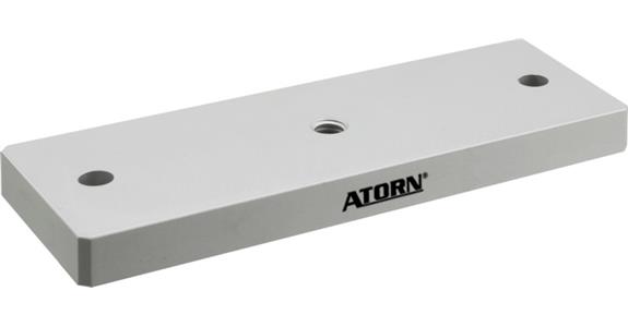 ATORN płytka wsporcza z aluminium 77x8x27 mm rozmiar 2 z dwiema śrubami mocującymi