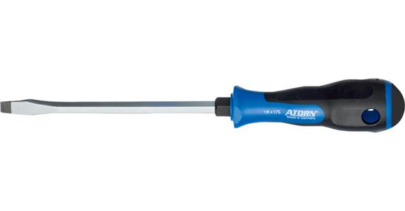 Wkrętak do rowków prostych ATORN 9,0 x 1,2 x 150 mm, końcówka do pobijania