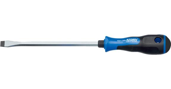 Wkrętak do rowków prostych ATORN 10,0 x 1,6 x 175 mm, końcówka do pobijania