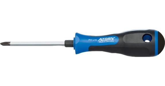 Wkrętak krzyżakowy ATORN PH 1 x 75 mm, z końcówką do pobijania