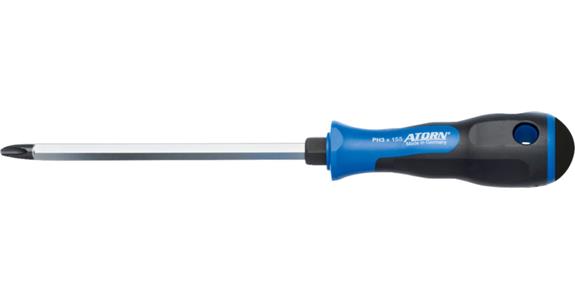 Wkrętak krzyżakowy ATORN PH 3 x 150 mm, z końcówką do pobijania