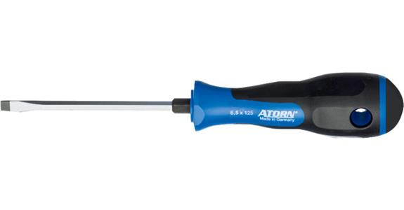 Wkrętak do rowków prostych ATORN 5,5 x 1,0 x 95 mm, końcówka do pobijania