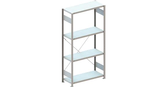 ATORN regał wtykowy, podstawowy DxGxW 1000x400x2000 nośność 115 kg