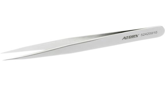 Pęseta ATORN, antymagnetyczna, 120 mm, delikatne końcówki