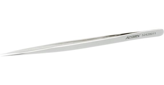Pęseta ATORN, antymagnetyczna, 140 mm, delikatne końcówki