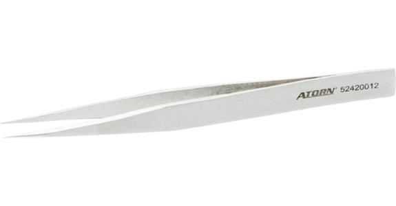 Pęseta ATORN, antymagnetyczna, 130 mm, wytrzymałe, delikatne końcówki