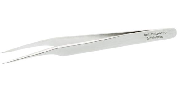 Pęseta ATORN, antymagnetyczna, 120 mm, poprzeczne, proste końcówki