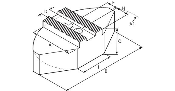 ATORN szczęki segmentowe 1/16 calax90° M16 rozst. otw. 30 mm