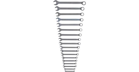 ATORN klucz płasko-oczkowy, 18 szt., 6-24 mm DIN 3113 B