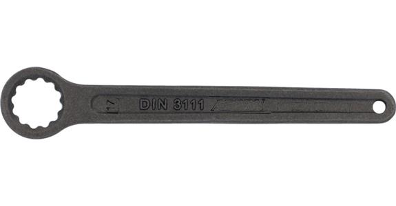 Prosty klucz oczkowy jednostronny ATORN, 41 mm, DIN 3111